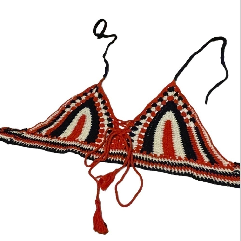 Akira Crochet Bikini Halter Top - Picture 4 of 4